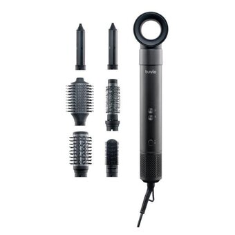  Фен-щётка Tuvio HBI1411 тёмный металлик 