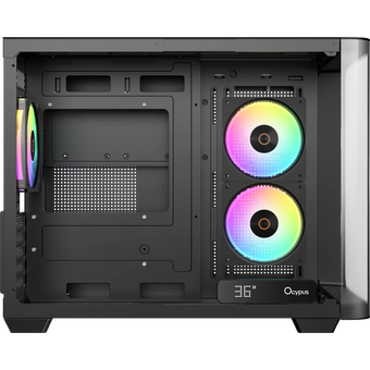  Корпус Ocypus Iota C50 BK Curve ARGB Digital mATX без БП (Iota-C50-BKD300CD-GL) 