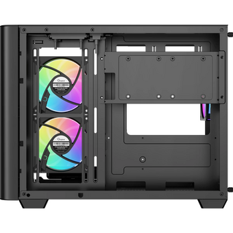  Корпус Ocypus Iota C50 BK Curve ARGB Digital mATX без БП (Iota-C50-BKD300CD-GL) 