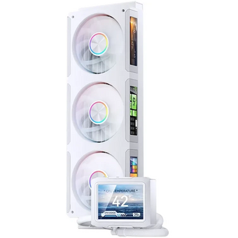  СВО JONSBO TF3-360SCW LGA 2011/1851/1700/1200/115X/AM4 (TDP 320W, ARGB Fan and Pump, PWM, Triple Fan 120mm, белый) 