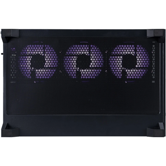  Корпус 1STPLAYER Megaview MV8-TP ARGB Black (MV8-TP-BK-6FC7R-1FC7-HUB2) / ATX / 7x120mm ARGB fans hub 