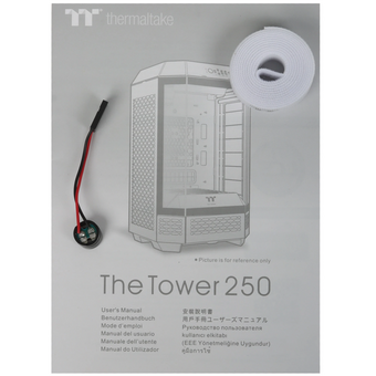  Корпус Thermaltake The Tower 250 Snow mITX без БП (CA-1Z9-00S6WN-00) 