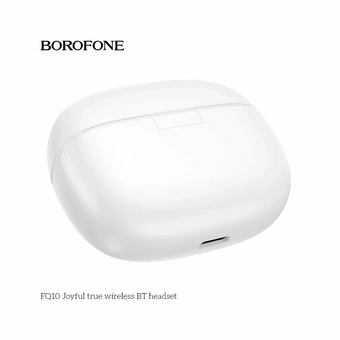  Наset белыйушники bluetooth BOROFONE FQ10 Joyful true wireless BT head 