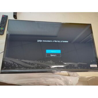  УЦ Телевизор Harper 32R470T чёрный (плохая упаковка, обновление ПО) 