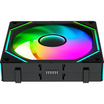  Вентилятор Ocypus Gamma F12 UNI BK ARGB Reverse Blade 3 in 1, 3x120x120x25mm, 4-Pin PWM, 800-1800 RPM, 31 DBA Max, Hydro Bearing 