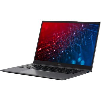  Ноутбук IRU Planio 14INPR (2078487) 14" IPS FHD/Intel N100/16Gb/512Gb SSD/VGA int/noOS/grey 
