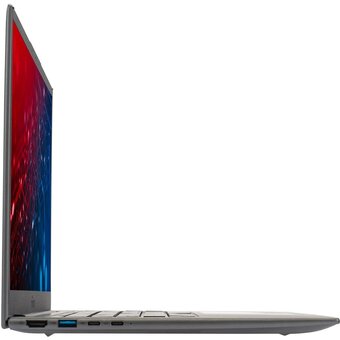  Ноутбук IRU Planio 14INPR (2078487) 14" IPS FHD/Intel N100/16Gb/512Gb SSD/VGA int/noOS/grey 