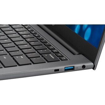  Ноутбук IRU Planio 14INPR (2078487) 14" IPS FHD/Intel N100/16Gb/512Gb SSD/VGA int/noOS/grey 