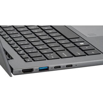  Ноутбук IRU Planio 14INPR (2078487) 14" IPS FHD/Intel N100/16Gb/512Gb SSD/VGA int/noOS/grey 