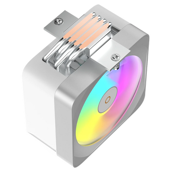  Кулер Ocypus Delta A40 EX WH Digital, 120mm ARGB Fan, Top Display Panel, 4 Heat Pipes, 4-PIN PWM, 500-1800 RPM, 29DBA, Hydro Bearing 