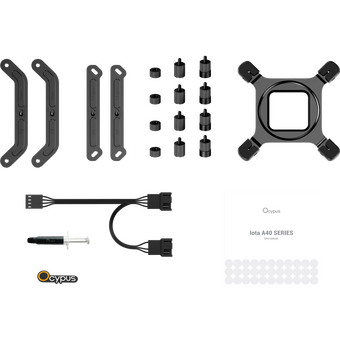  Кулер Ocypus Iota A40 BK Dual Fan Black (Iota-A40-BK2NNWD00X-GL) 