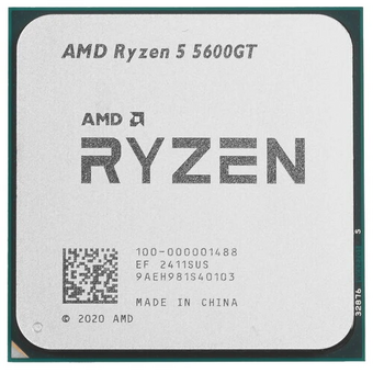  Процессор AMD Ryzen 5 5600GT Box (100-100001488Box) Base 3,60GHz, Turbo 4,60GHz, Vega 7, L3 16Mb, TDP 65W,AM4 