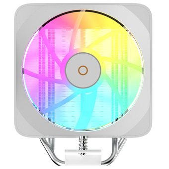  Кулер Ocypus Delta A40 EX WH Digital, 120mm ARGB Fan, Top Display Panel, 4 Heat Pipes, 4-PIN PWM, 500-1800 RPM, 29DBA, Hydro Bearing 