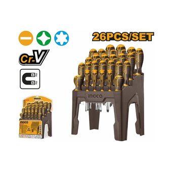  Набор отверток Ingco Industrial HKSD2628 26 шт 