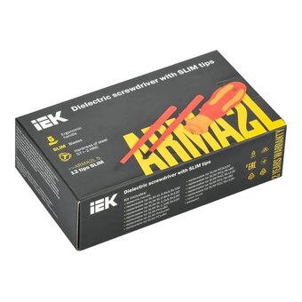  Отвертка диэлектрическая IEK Arma2l 5 (A2L5-NS30-T2-13) с жалами 13шт 