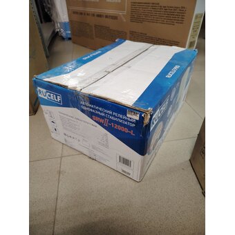  УЦ Стабилизатор напряжения Rucelf SRW.II-12000-L белый (плохая упаковка, б/у, нет документации, ремонт узла) 