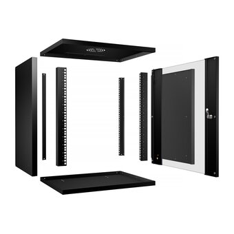  Шкаф коммутационный CABEUS WSC-05D-9U55/45-BK 