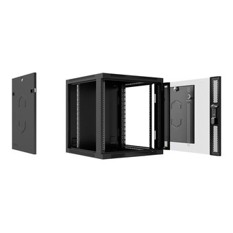  Шкаф коммутационный CABEUS SH-05F-12U60/60-R-BK 