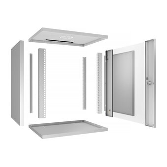  Шкаф коммутационный CABEUS WSC-05D-9U55/45 