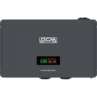  Стабилизатор напряжения POWERCOM WM-3000VA графитовый 