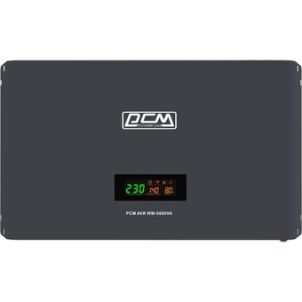  Стабилизатор напряжения POWERCOM WM-5000VA графитовый 