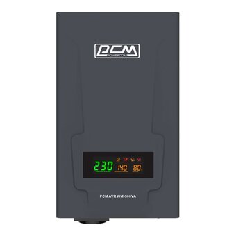  Стабилизатор напряжения POWERCOM WM-500VA графитовый 