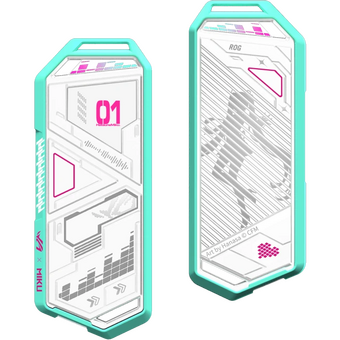  Корпус для HDD/SSD ASUS Rog Strix Arion Miku/WHT/G/AS SD-S1C/WHT/G/AS//Miku (90DD02H1-M09010) 