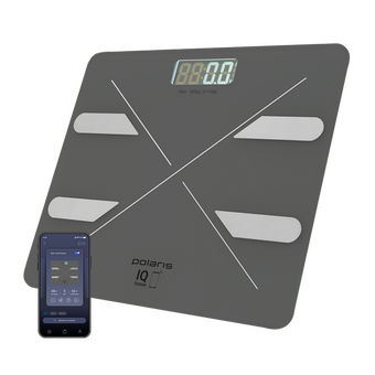  Весы напольные Polaris PWS 1898 IQ Home графитовый 