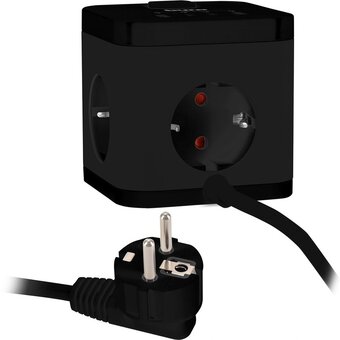  Сетевой удлинитель Buro BU-PC3.1UС-Plus-B 1.5м, черный 