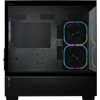  Корпус XASTRA Q500M 3ARGB-FG-C10-UC Black (Q500M-3FG12A-C10-UC) mATX/Aquarium/Screewless/ 3x120mm ARGB PWM FG fans/Argb+PWM HUB 10port/ Type-C 