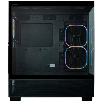  Корпус XASTRA Q500 3ARGB-FG-C10-UC Black (Q500-3FG12A-C10-UC) ATX/Aquarium/Screewless/ 3x120mm ARGB PWM FG fans/Argb+PWM HUB 10port/ Type-C 