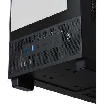  Корпус XASTRA Q500M 3ARGB-FG-C10-UC Black (Q500M-3FG12A-C10-UC) mATX/Aquarium/Screewless/ 3x120mm ARGB PWM FG fans/Argb+PWM HUB 10port/ Type-C 