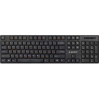  Клавиатура беспроводная Gembird KBW-250 черная 