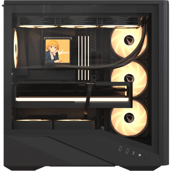  Корпус Formula Air Power G9 Duo, ATX, без БП, черный 