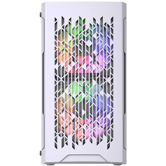  Корпус Powercase Mistral Micro D3W ARGB V2 (CMMDW-A3-V2), Tempered Glass, 2x 140mm ARGB PWM+1x 120mm ARGB PWM, белый, mATX 
