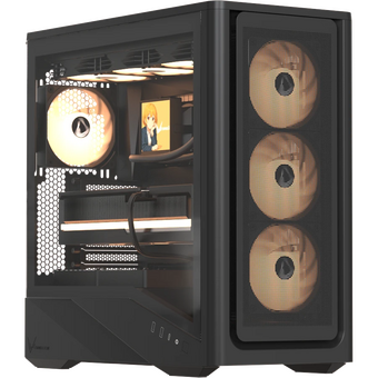  Корпус Formula Air Power G9 Duo, ATX, без БП, черный 