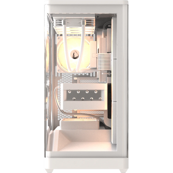  Корпус Formula Crystal U9, ATX, Midi-Tower, без БП, белый 