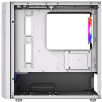  Корпус Powercase Mistral Micro D3W ARGB V2 (CMMDW-A3-V2), Tempered Glass, 2x 140mm ARGB PWM+1x 120mm ARGB PWM, белый, mATX 