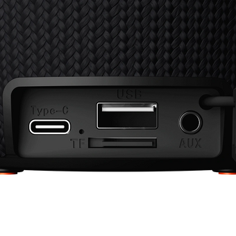  Колонка портативная Ural Молния Огонь черный/оранжевый 