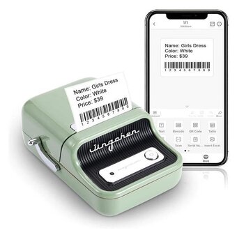  Термопринтер Niimbot B21S (1746725) 203dpi 60мм/с/USB/BT для печ.этик. зеленый 