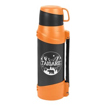  Термос классический TAIGARU 608817 оранжево-серый 