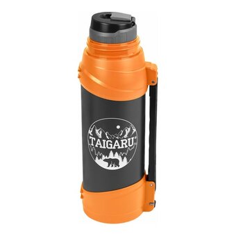  Термос классический TAIGARU 608817 оранжево-серый 