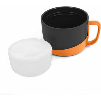  Термос классический TAIGARU 608817 оранжево-серый 