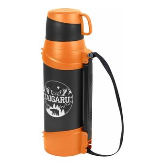  Термос классический TAIGARU 608817 оранжево-серый 