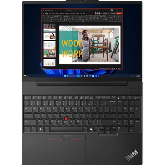 Ноутбук Lenovo ThinkPad E16 G2 (21M6S1F000/32G) 16", 2025, IPS, AMD Ryzen 7 7735U 2.7ГГц, 8 ядер, 32ГБ DDR5, 512ГБ SSD, AMD Radeon 680M, без ОС 