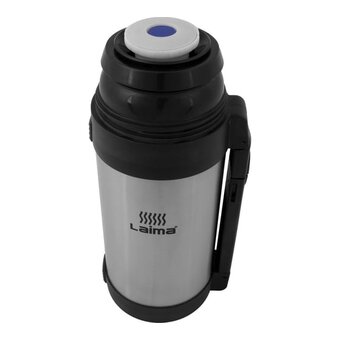  Термос LAIMA 605125 нерж, пластиковая ручка 