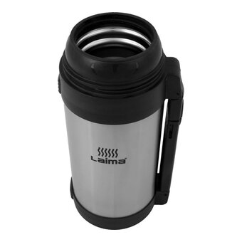  Термос LAIMA 605125 нерж, пластиковая ручка 