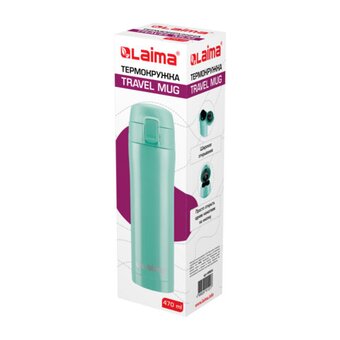  Термокружка LAIMA 608826 сочно-мятный матовый 