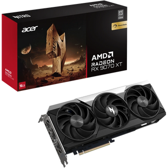  Видеокарта ACER Nitro AMD Radeon RX9070 XT OC 16GB (DP.Z4DWW.P01) GDDR6 