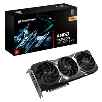  Видеокарта ACER Predator BiFrost AMD Radeon RX9070 XT OC 16GB (DP.Z4FWW.P01) GDDR6 